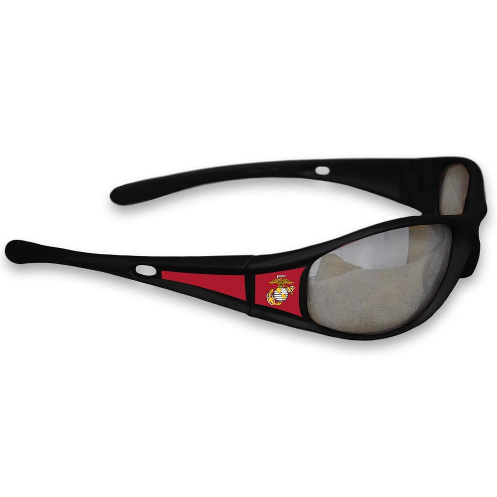 U.S. Marines Black Sports Rimmed Sunglasses - Military Republic