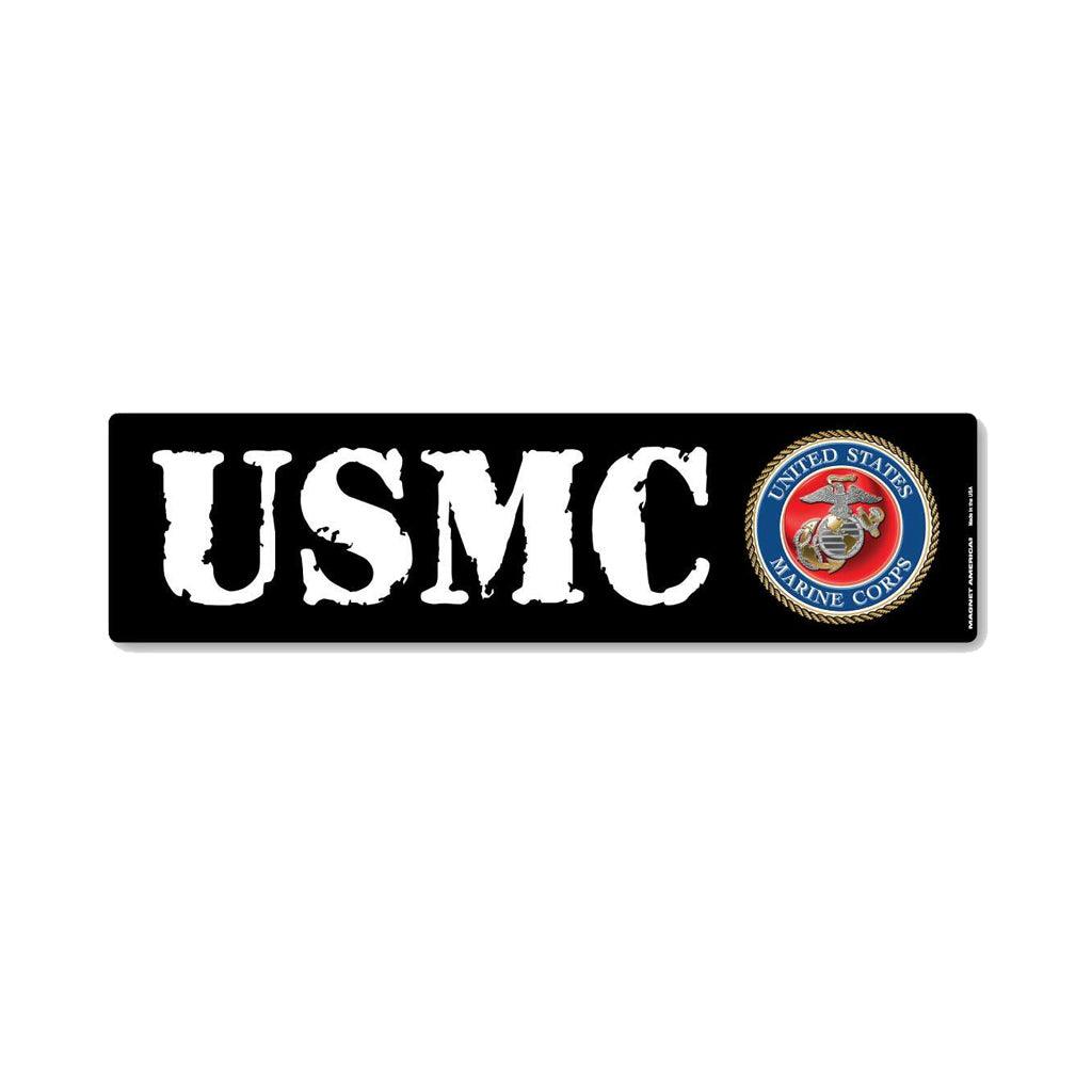 United States Marines USMC Bumper Strip Magnet (10.88" x 2.88") - Military Republic