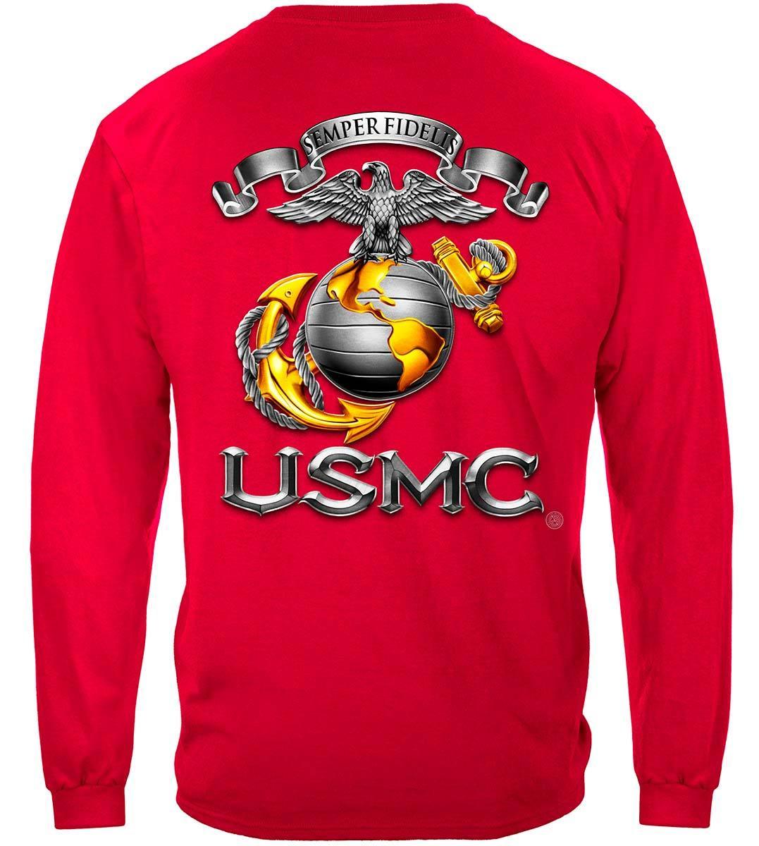 USMC Semper Fidelis Hoodie - Military Republic