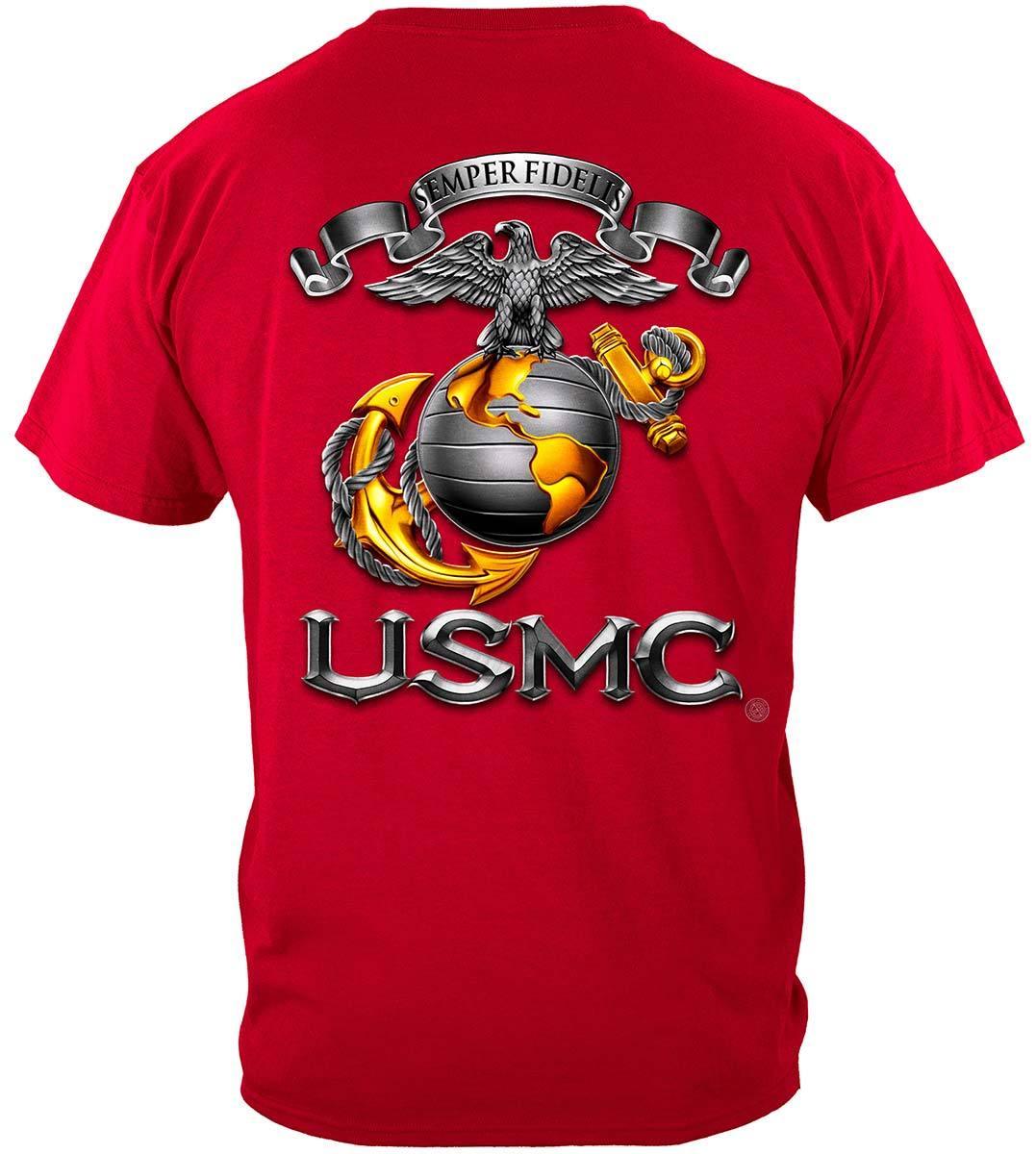 USMC Semper Fidelis Hoodie - Military Republic