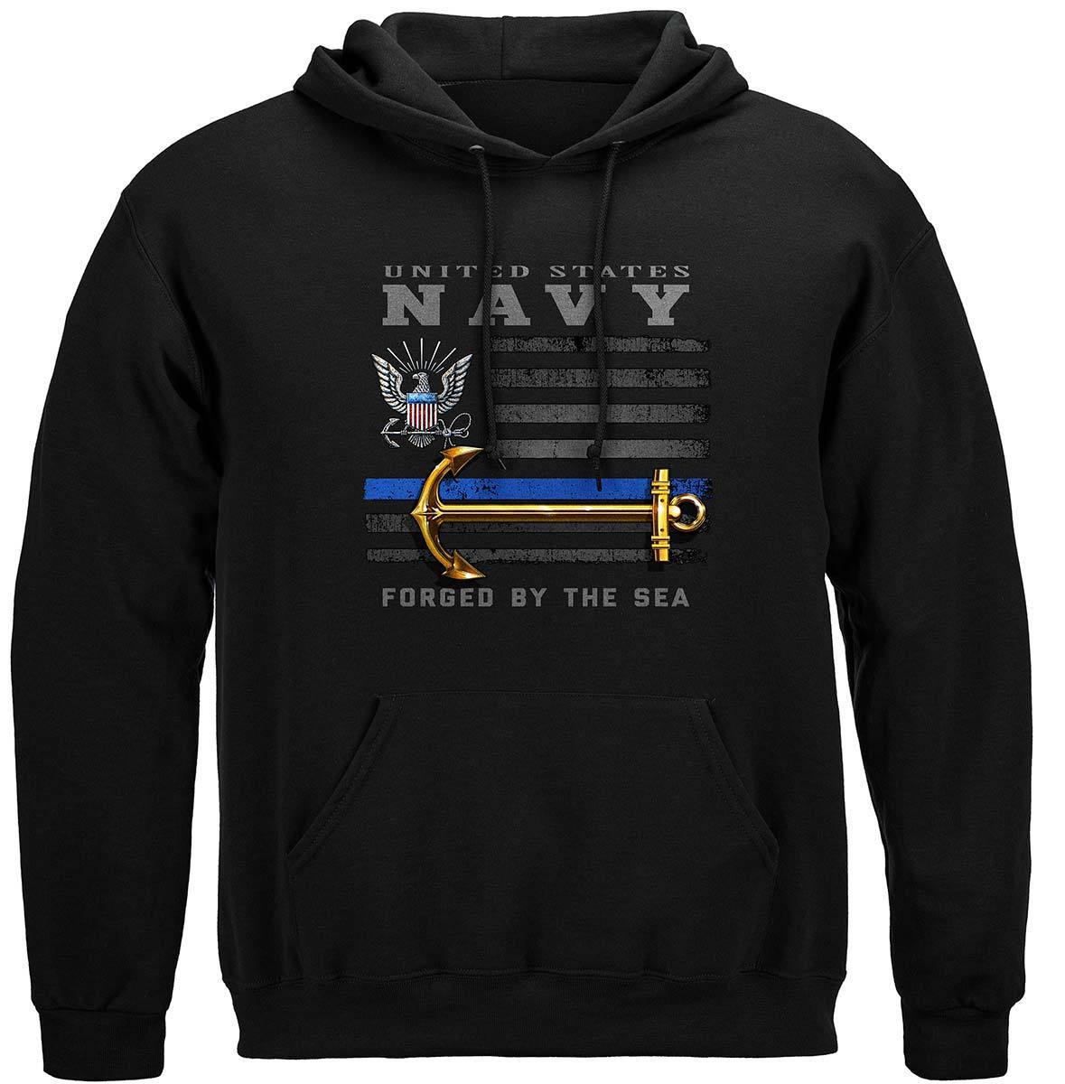 US NAVY Patriotic Flag Premium Hoodie - Military Republic
