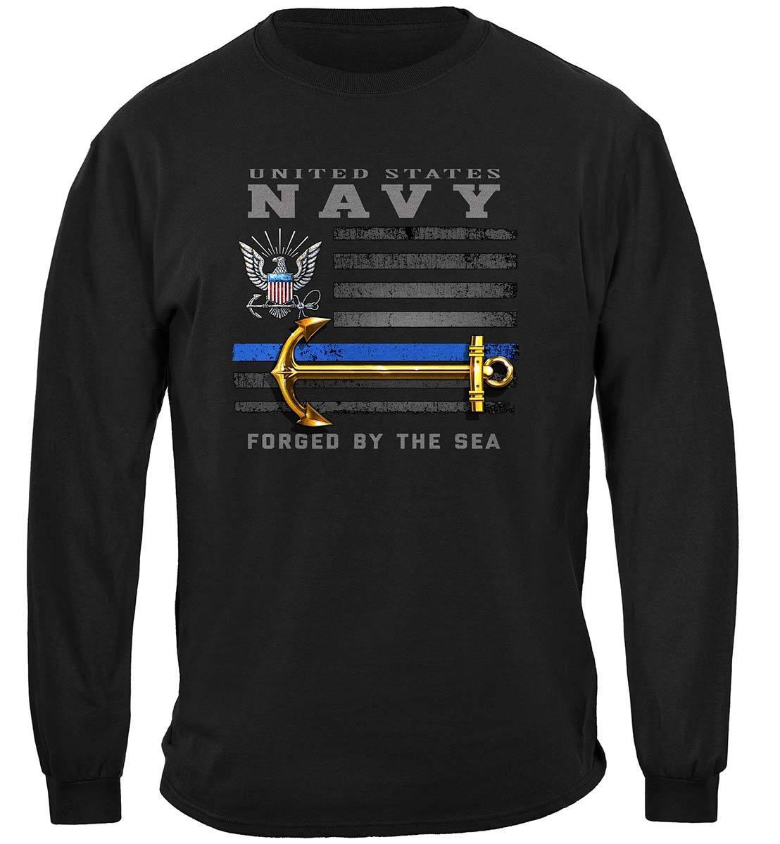 US NAVY Patriotic Flag Premium Hoodie - Military Republic