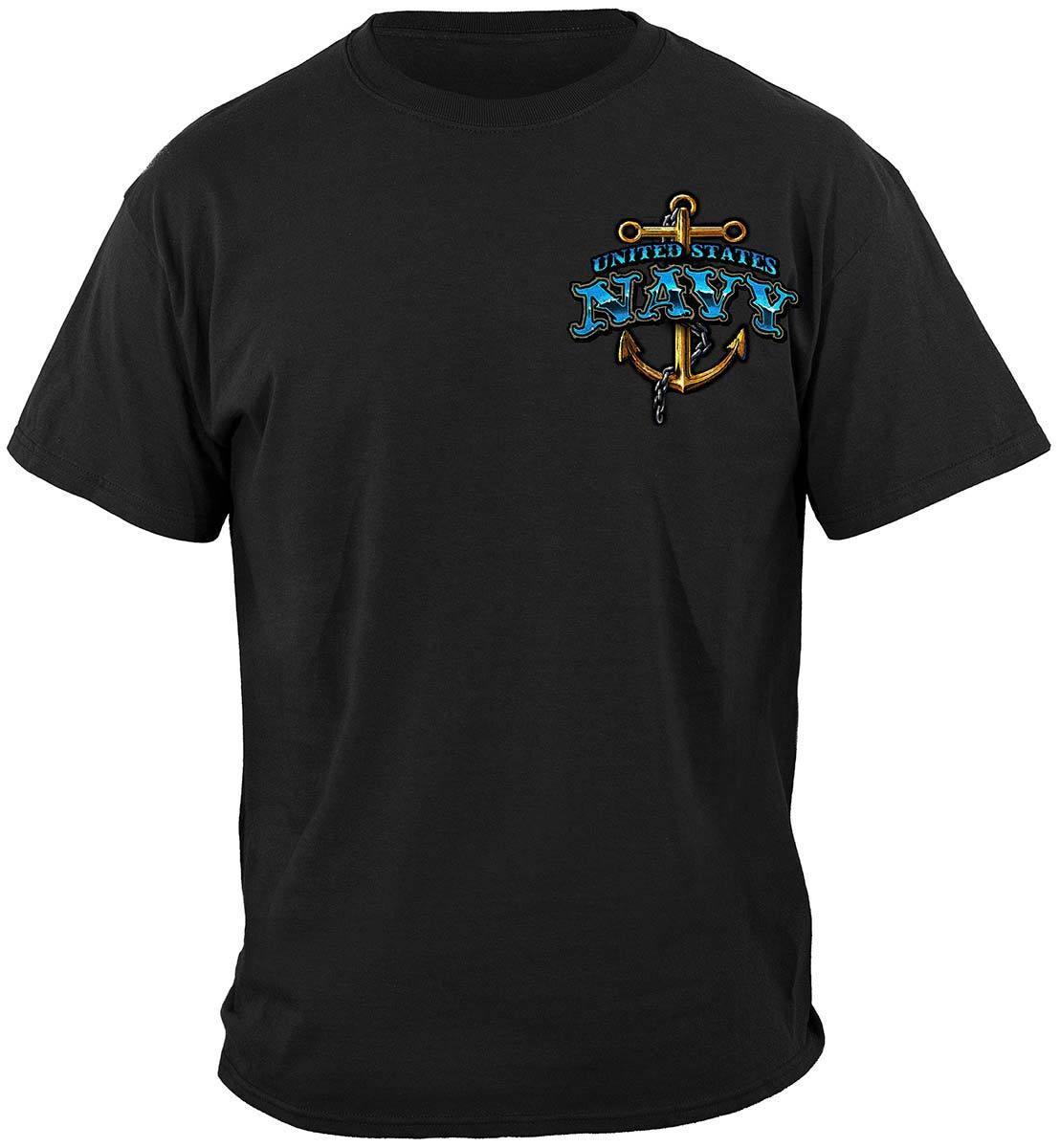 US NAVY Vintage Tattoo Battle Schooners United States Navy USN Premium Hoodie - Military Republic