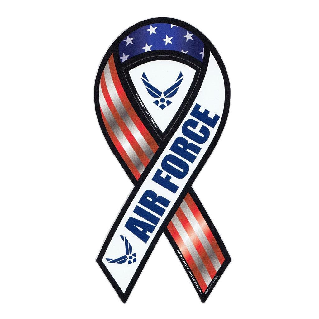 United States Air Force Magnet Ribbon 4" x 8" - Military Republic