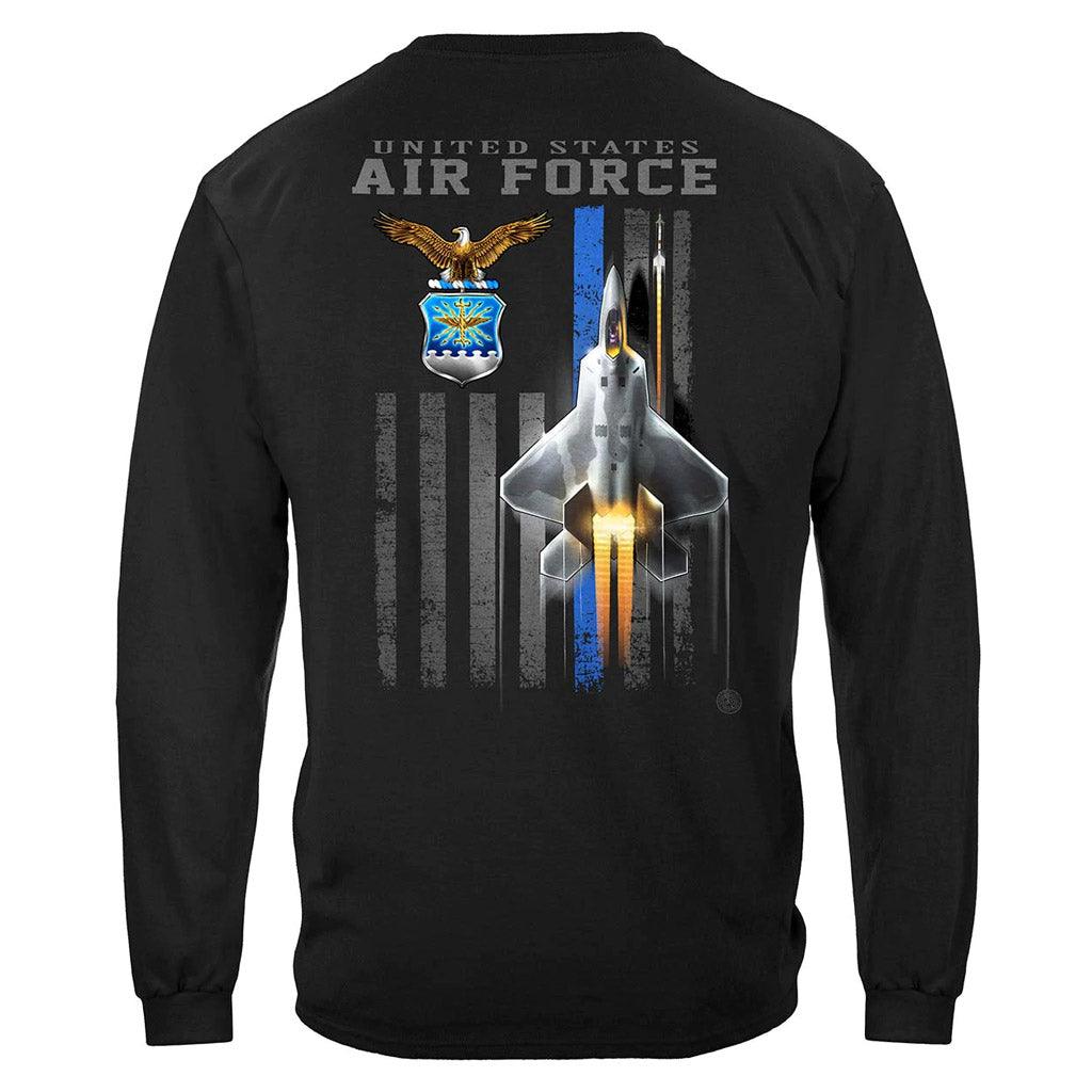 United States Air Force Patriotic Flag Premium Long Sleeve - Military Republic