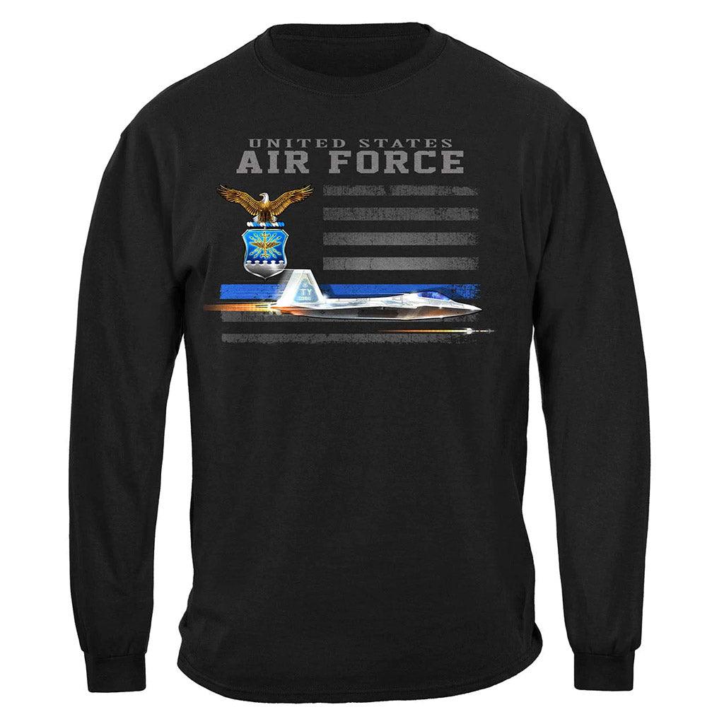 United States Air Force Patriotic Flag Premium Long Sleeve - Military Republic