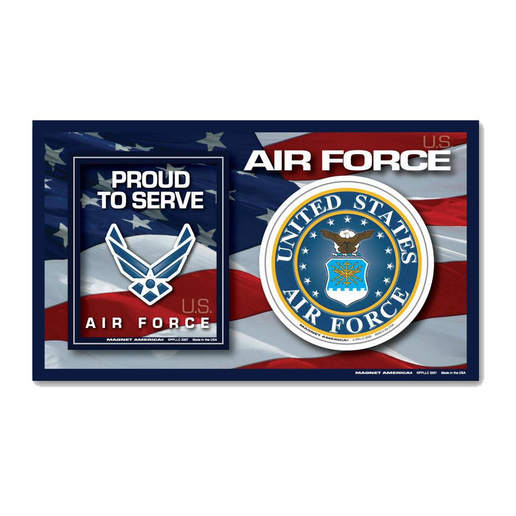 United States Air Force Photo Frame Magnet (9" x 5.25") - Military Republic