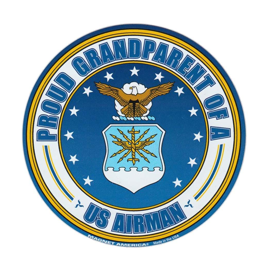 United States Air Force Proud Grandparent of a US Airman Magnet 5" - Military Republic