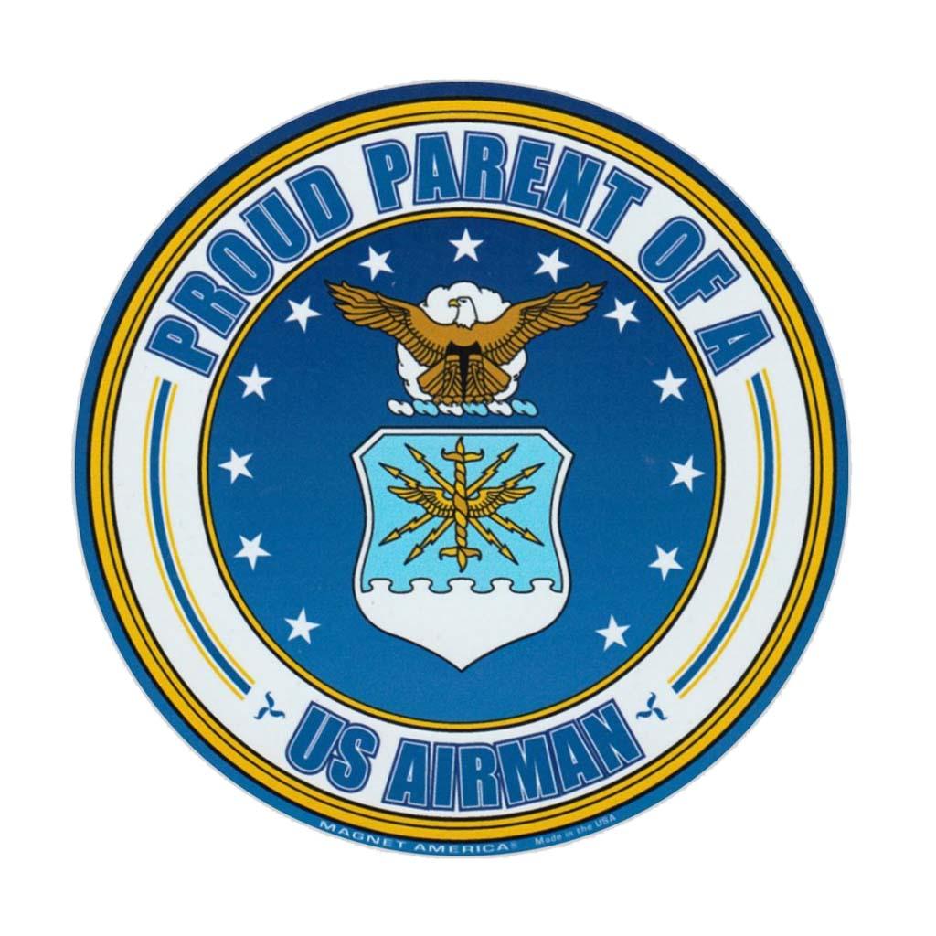 United States Airforce Proud Parent of a US Airman Magnet 5" - Military Republic