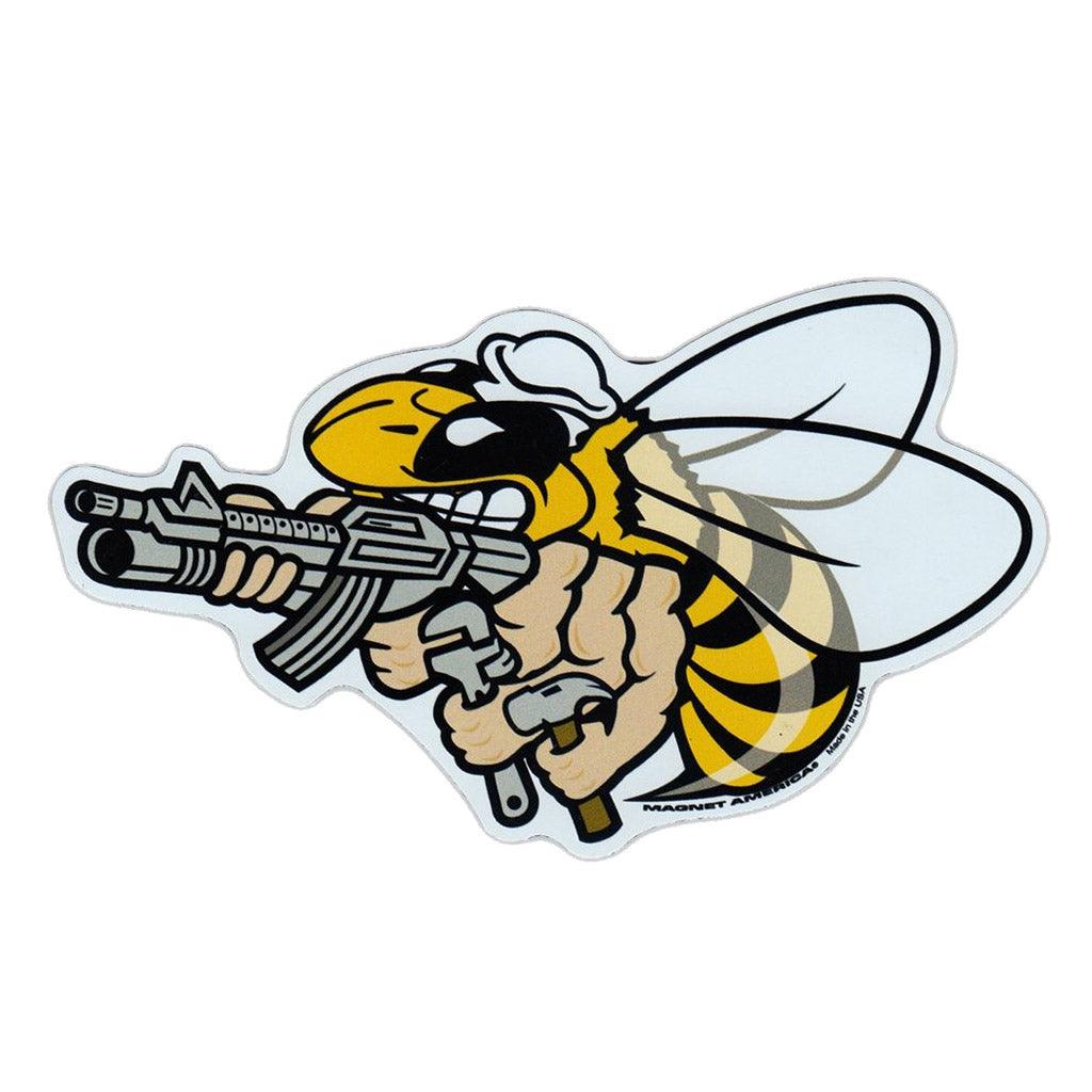 United States Navy Seabees Magnet (4.25" x 5") - Military Republic