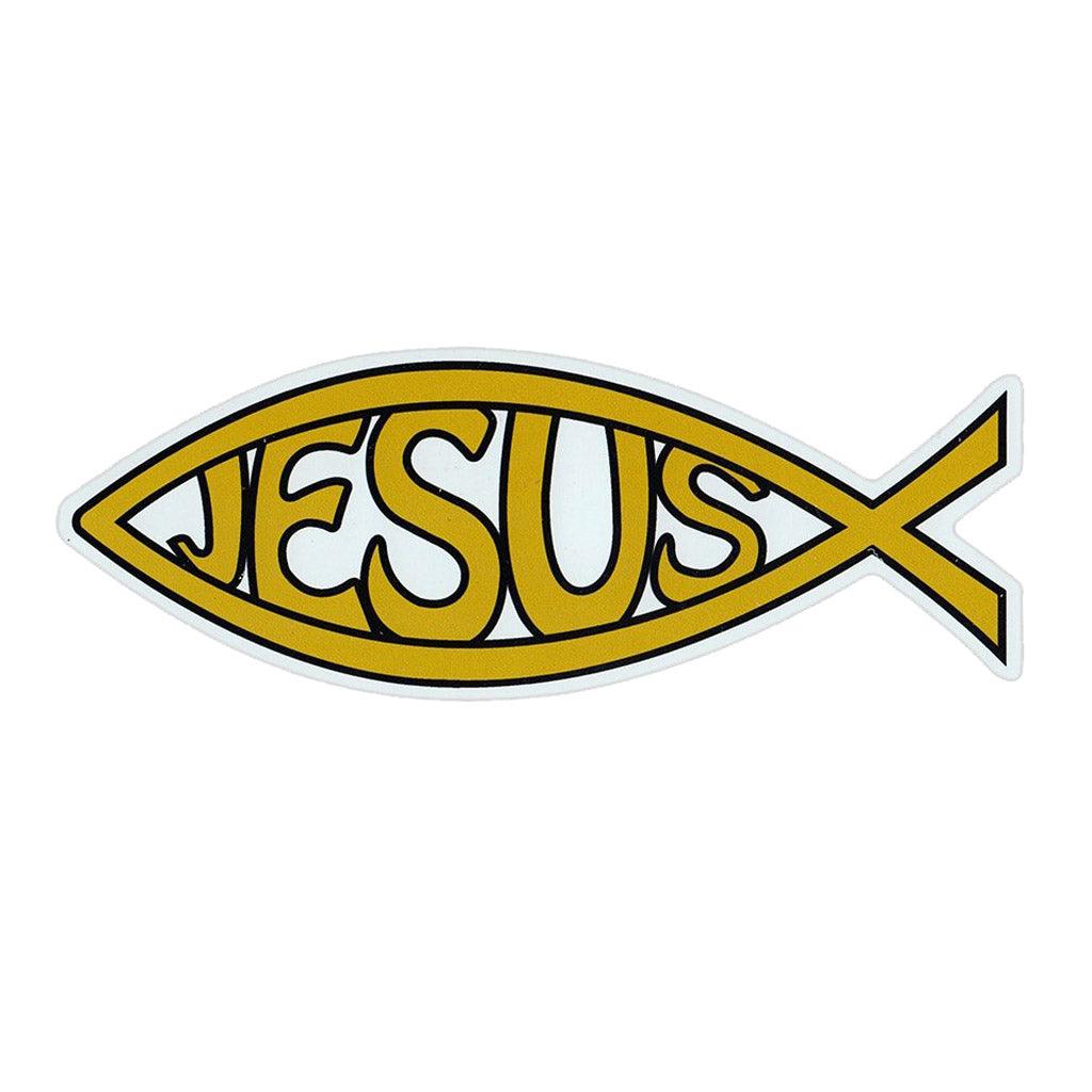 United States Patriotic Ichthys Magnet 7" x 2.5" - Military Republic