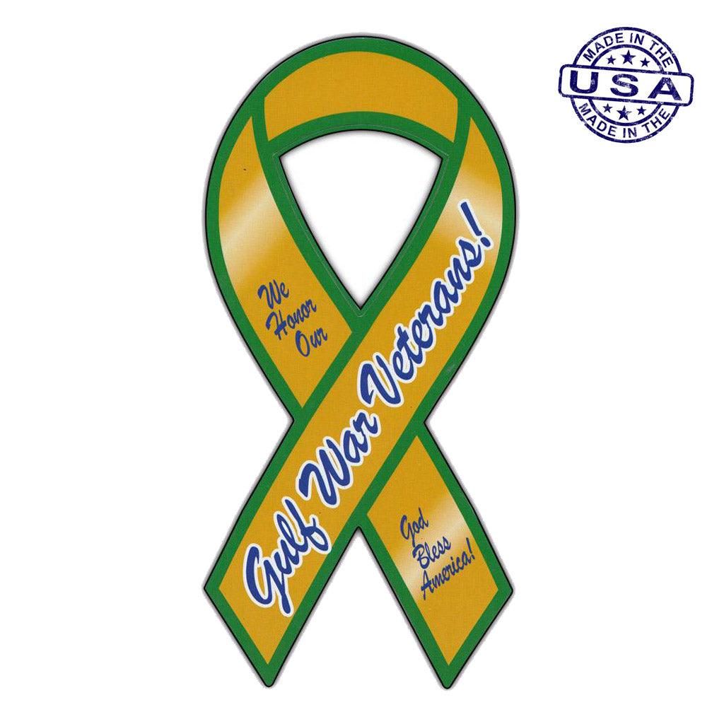 United States Veteran Gulf War God Bless America Magnet Ribbon 4" x 8" - Military Republic