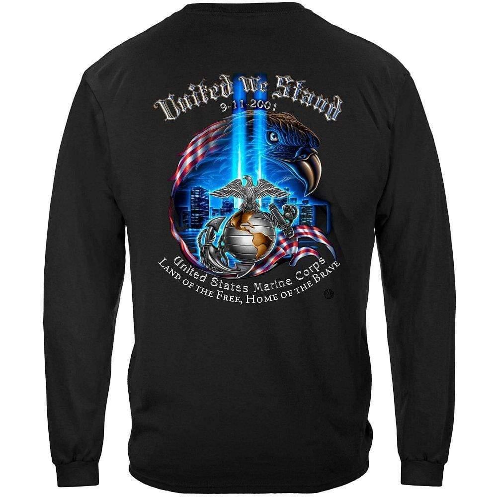 United We Stand Marine Corps Hoodie - Military Republic