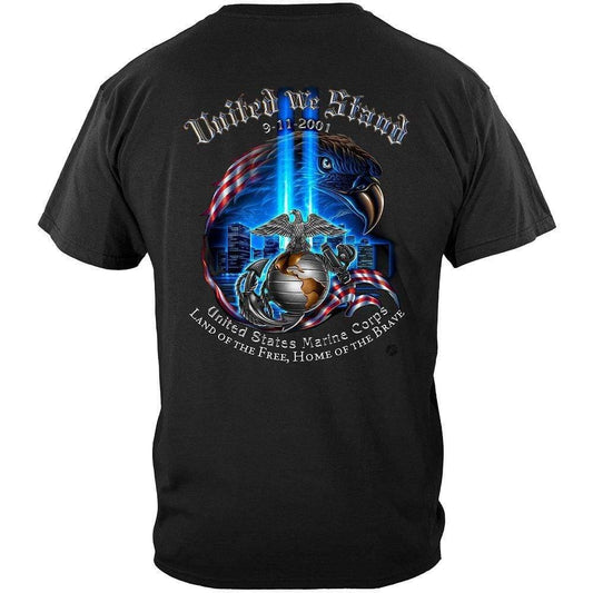 United We Stand Marine Corps T-Shirt - Military Republic