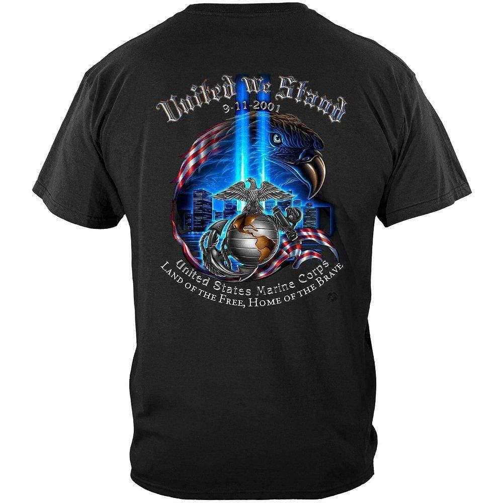 United We Stand Marine Corps Hoodie - Military Republic
