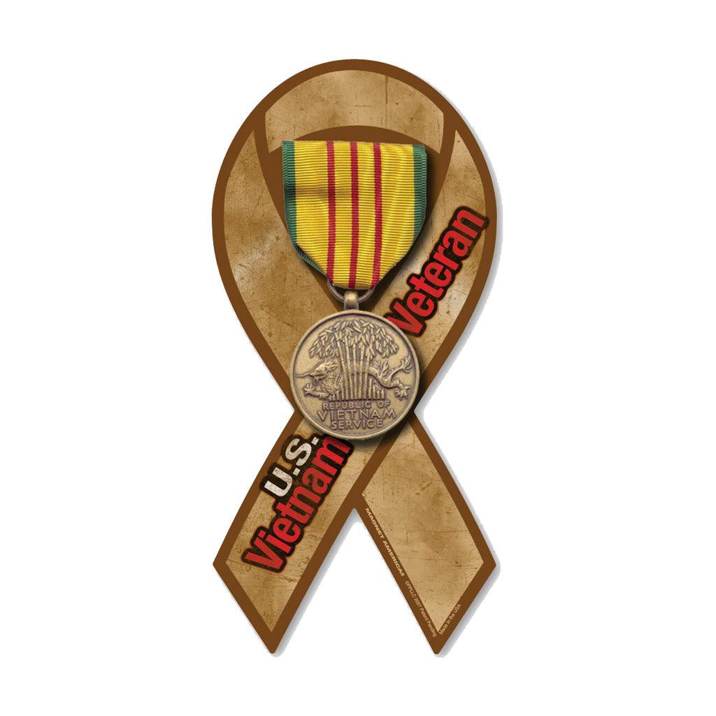 United States Veteran Vietnam Service Ribbon Magnet (3.88" x 8") - Military Republic