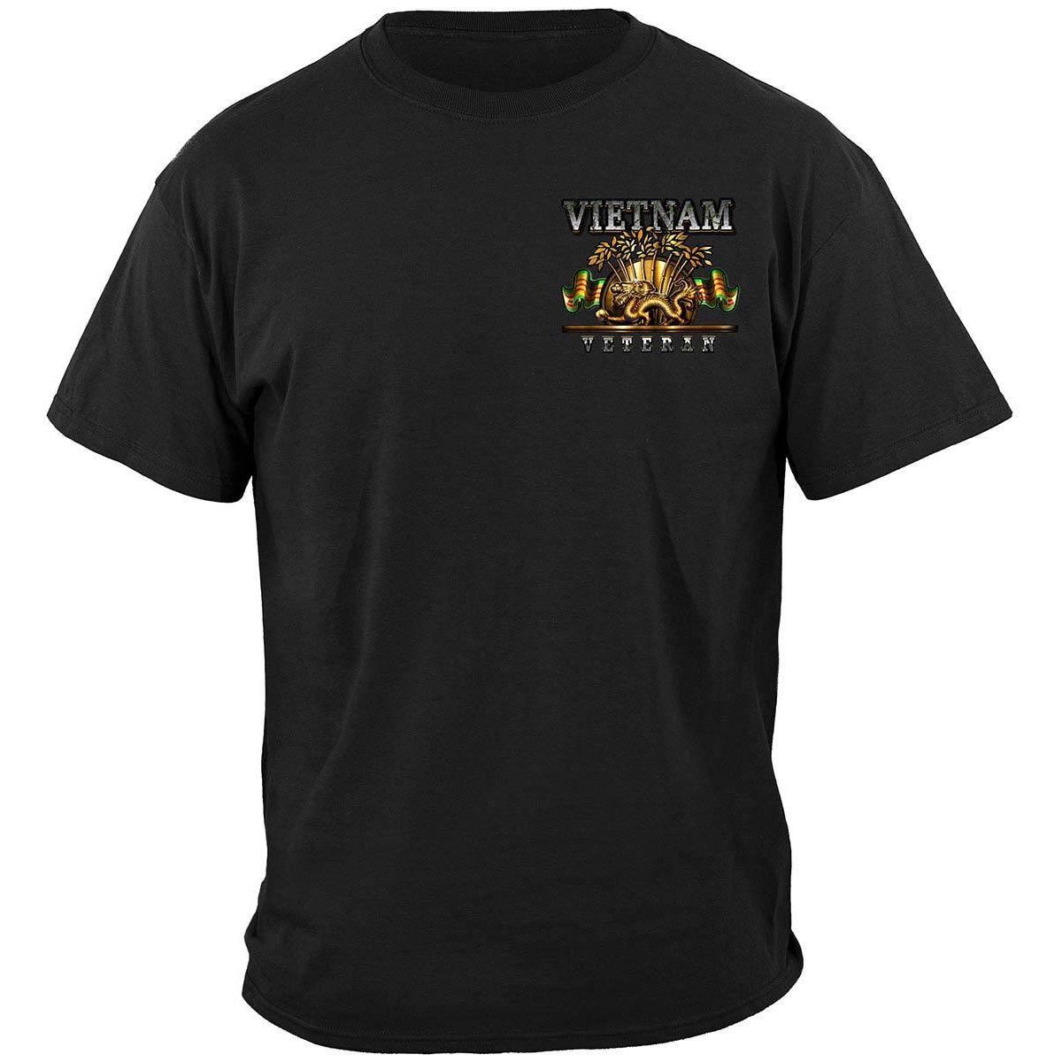 Vietnam Veteran Ribbon Proud To Have Served T-Shirt - Military Republic