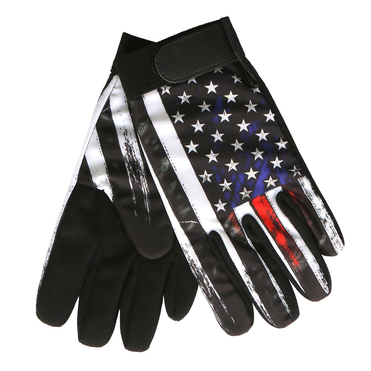 Vintage American Flag Mechanics Motorcycle Gloves - Military Republic