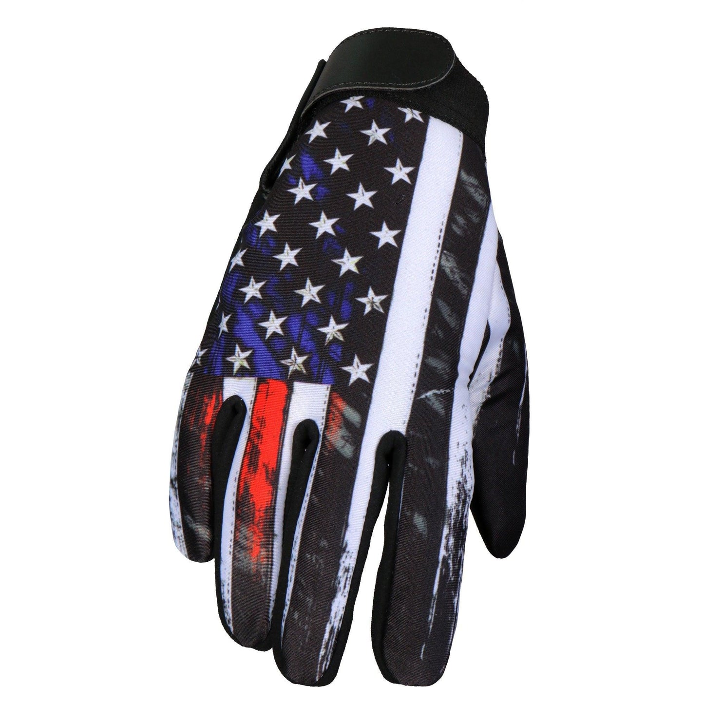 Vintage American Flag Mechanics Motorcycle Gloves - Military Republic