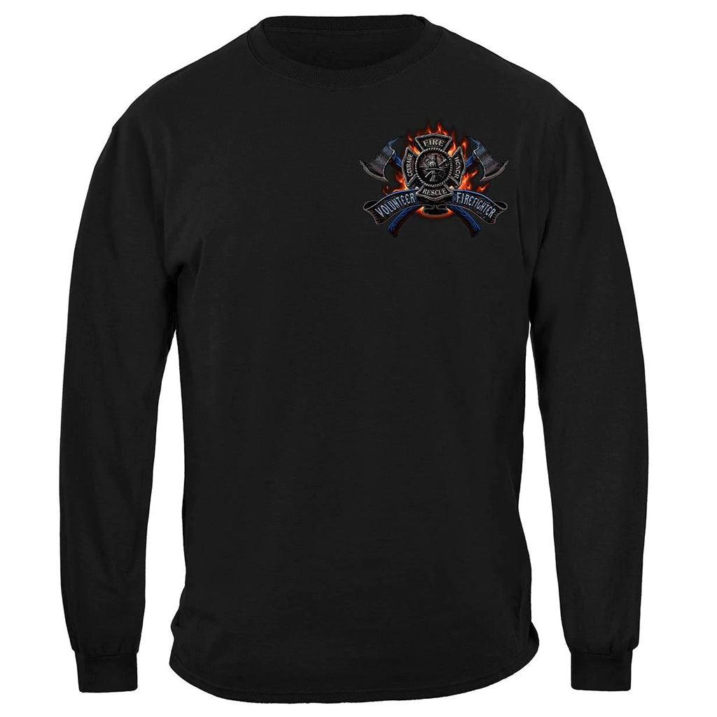 United States Volunteer Fire Eagle Premium Long Sleeve - Military Republic
