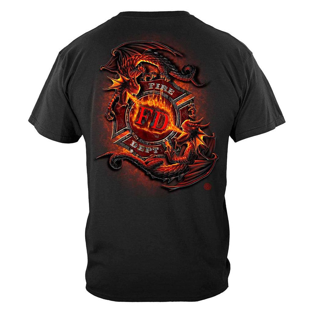United States Ying Yang FD Dragon Premium Long Sleeve - Military Republic