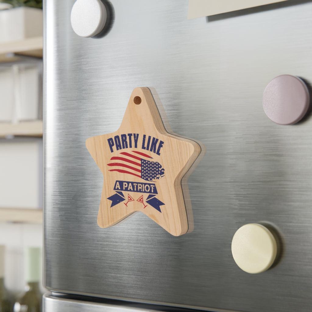 Party Like Patriot Christmas Ornament - Military Republic