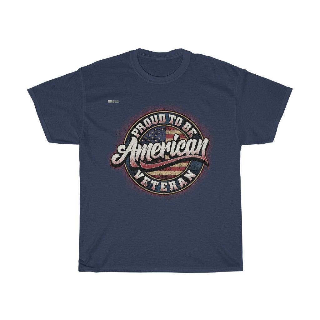 Proud To be An American Veteran T-shirt - Military Republic