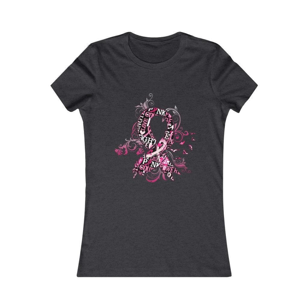 Breast Cancer Awareness - Pink Ribbon Symbol Of Hope T-shirt - Military Republic