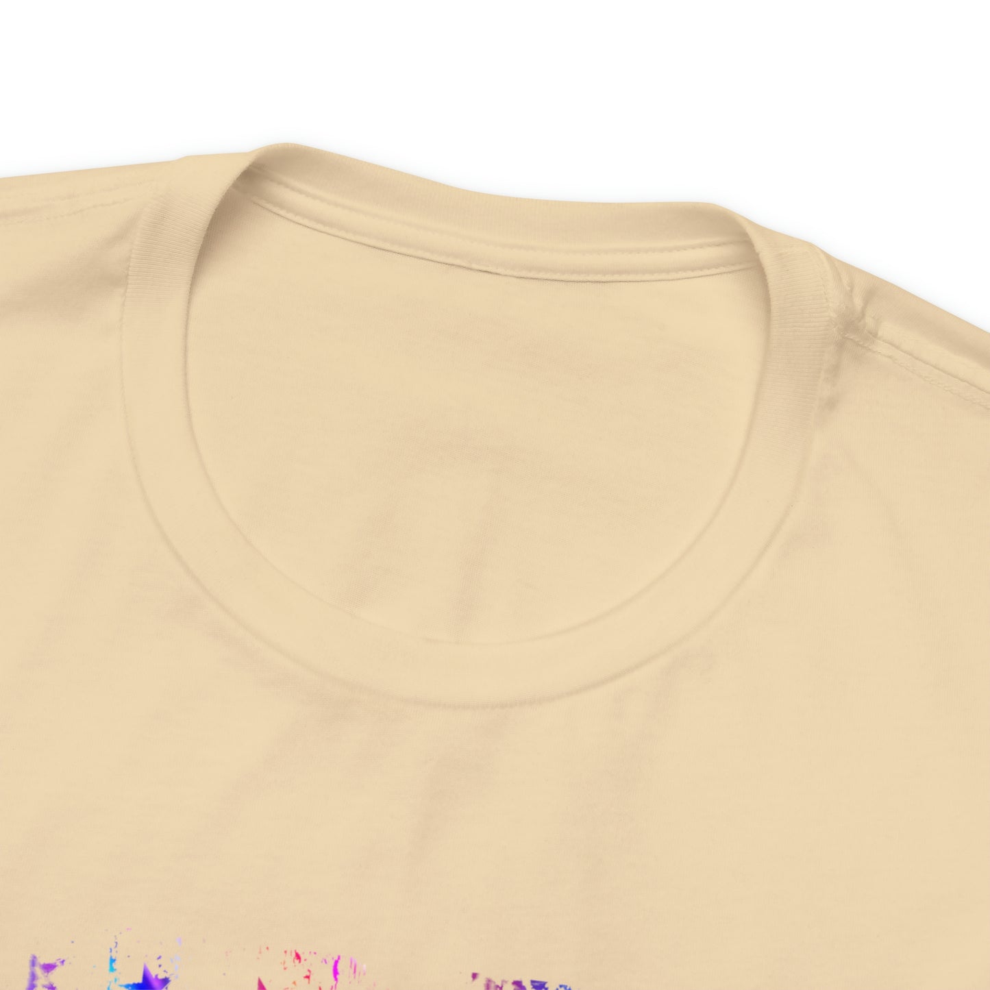 Colorful Distressed USA Flag with Love-Help-Care Design Nurse T-shirt