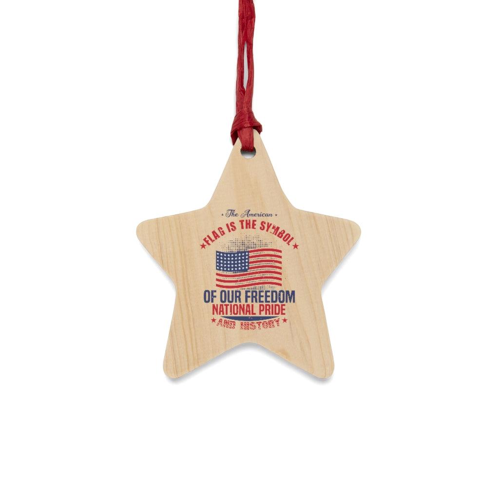 The American Flag True Symbols Christmas Ornament - Military Republic