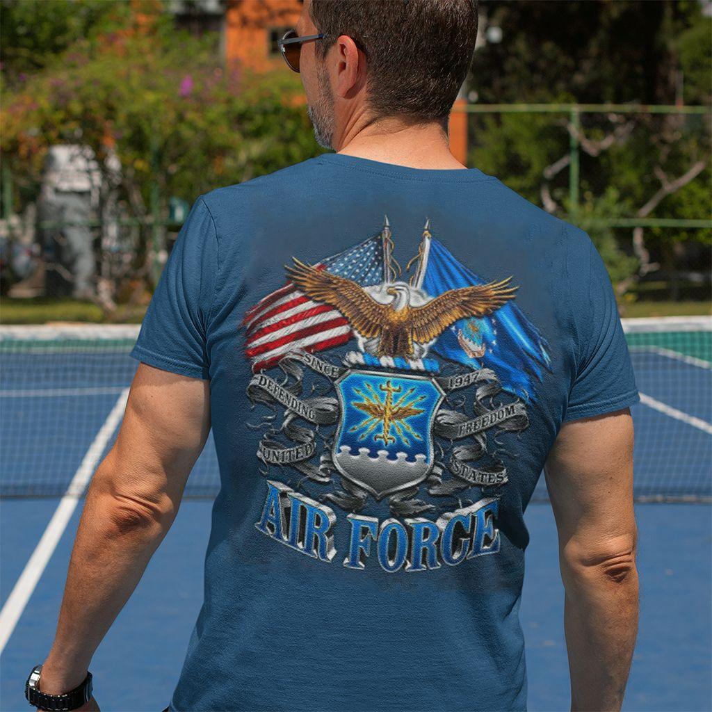 Air Force Double Flag T-Shirt - Military Republic