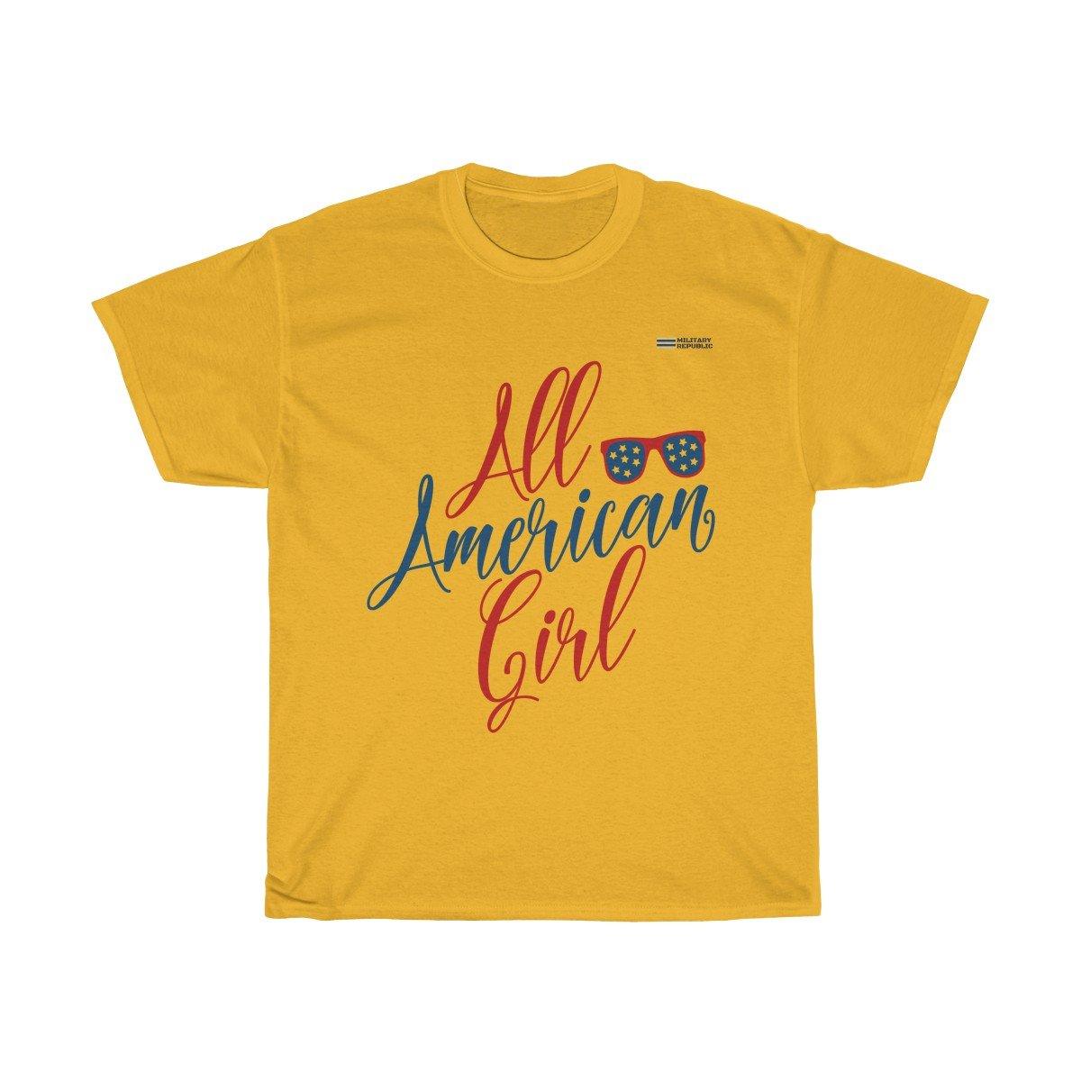 All American Girl T-shirt - Military Republic