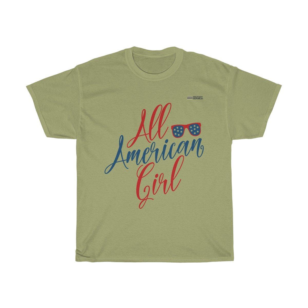 All American Girl T-shirt - Military Republic