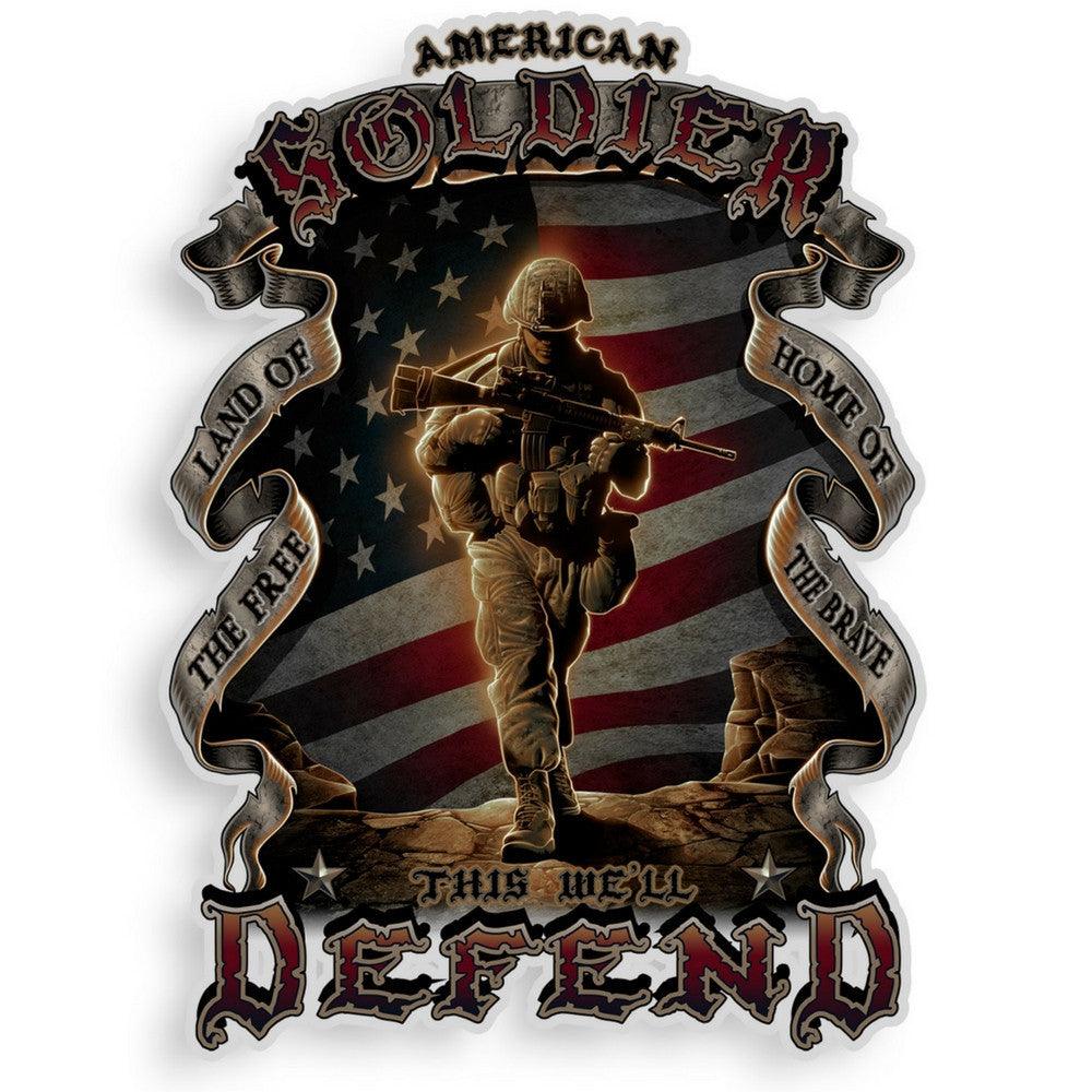 American Soldier Decal-Military Republic