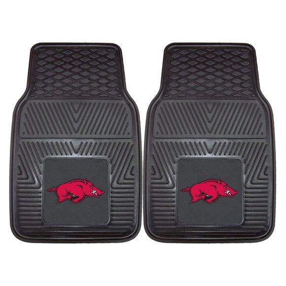 University of Arkansas 2pk Heavy Duty Vinyl Car Mat Set - Military Republic
