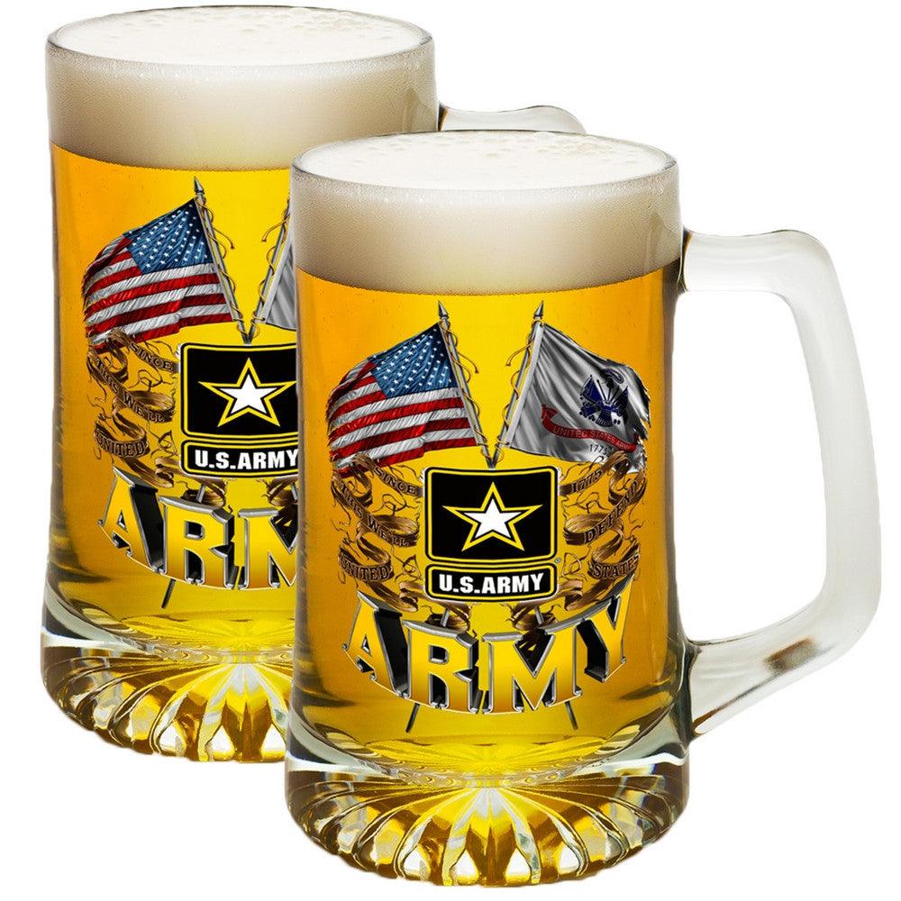 Army Double Flag Tankard-Military Republic