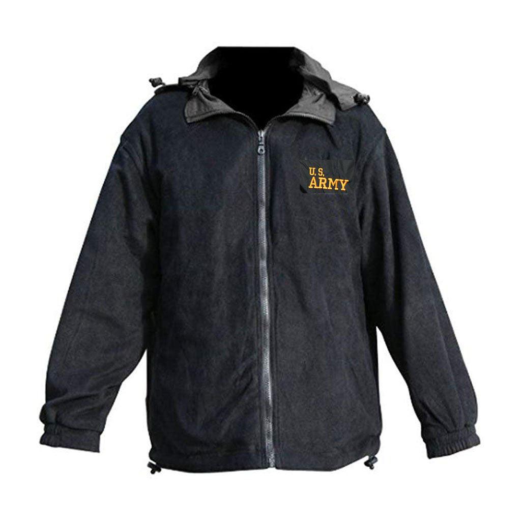 Us army black sales fleece jacket