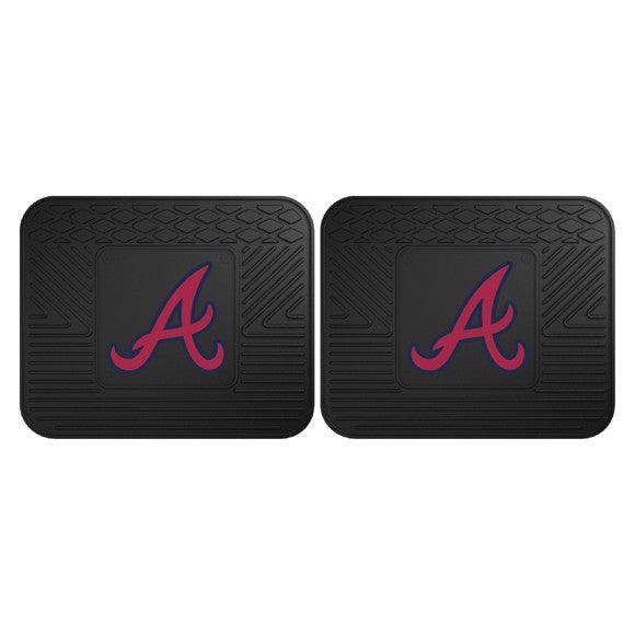 Atlanta Braves 2pk Heavy Duty Vinyl Car Mat Set - Military Republic