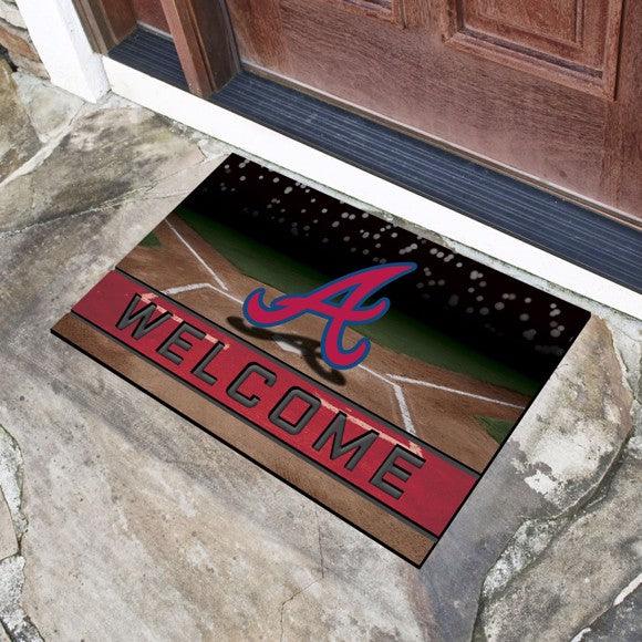 Atlanta Braves Heavy Duty Crumb Rubber Door Mat - Military Republic