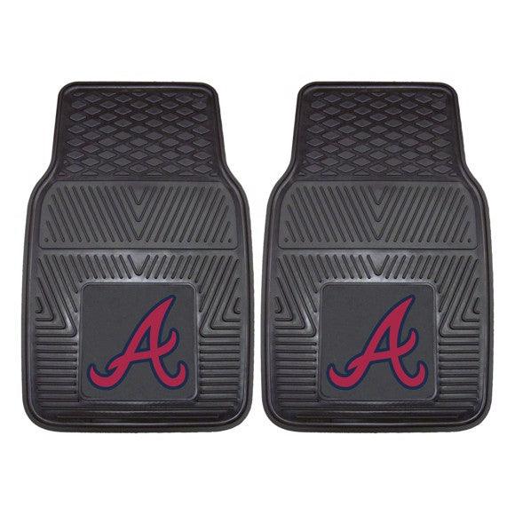 Atlanta Braves 2pk Heavy Duty Vinyl Car Mat Set - Military Republic
