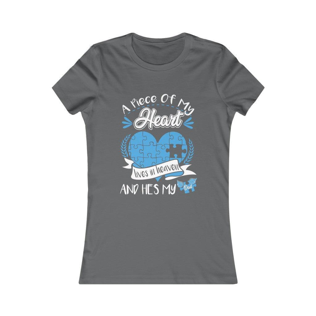 A Piece Of My Heart Lives In Heaven Women's T-shirt - Military Republic
