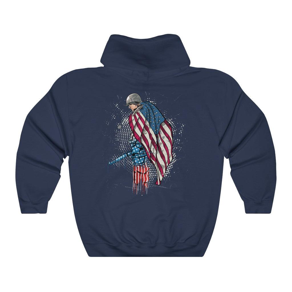 Soldiers American Heroes Design Hoodie - Military Republic