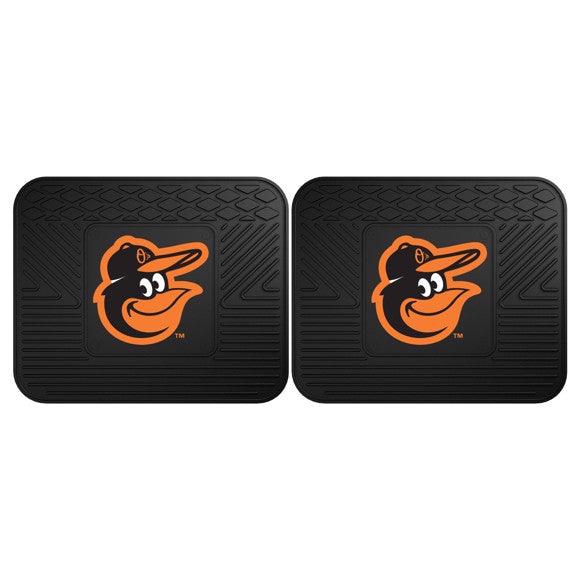 Baltimore Orioles 2pk Heavy Duty Vinyl Car Mat Set - Military Republic