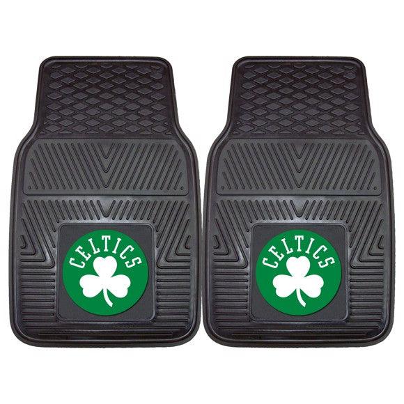Boston Celtics 2pk Heavy Duty Vinyl Car Mat Set - Military Republic