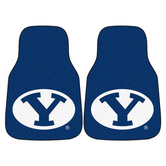 Brigham Young University 2Pk Carpet Car Mat Set - Military Republic