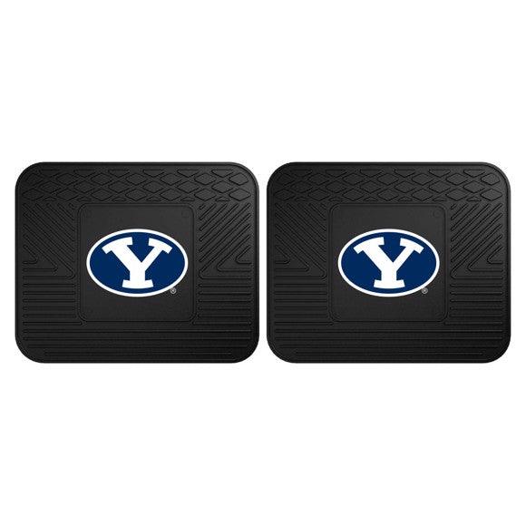 Brigham Young University 2pk Heavy Duty Vinyl Car Mat Set - Military Republic
