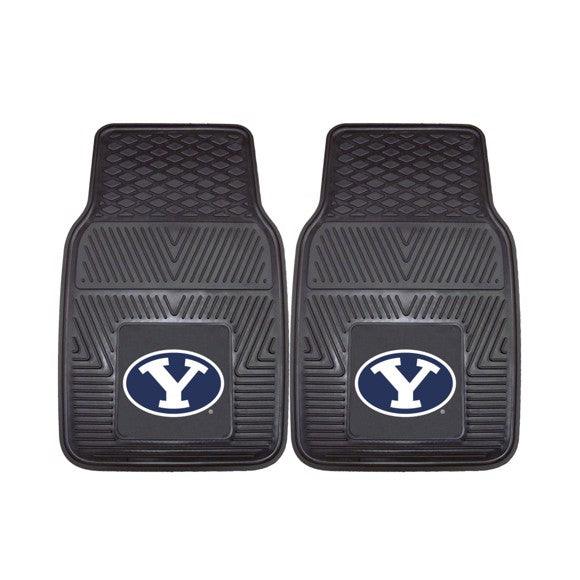 Brigham Young University 2pk Heavy Duty Vinyl Car Mat Set - Military Republic