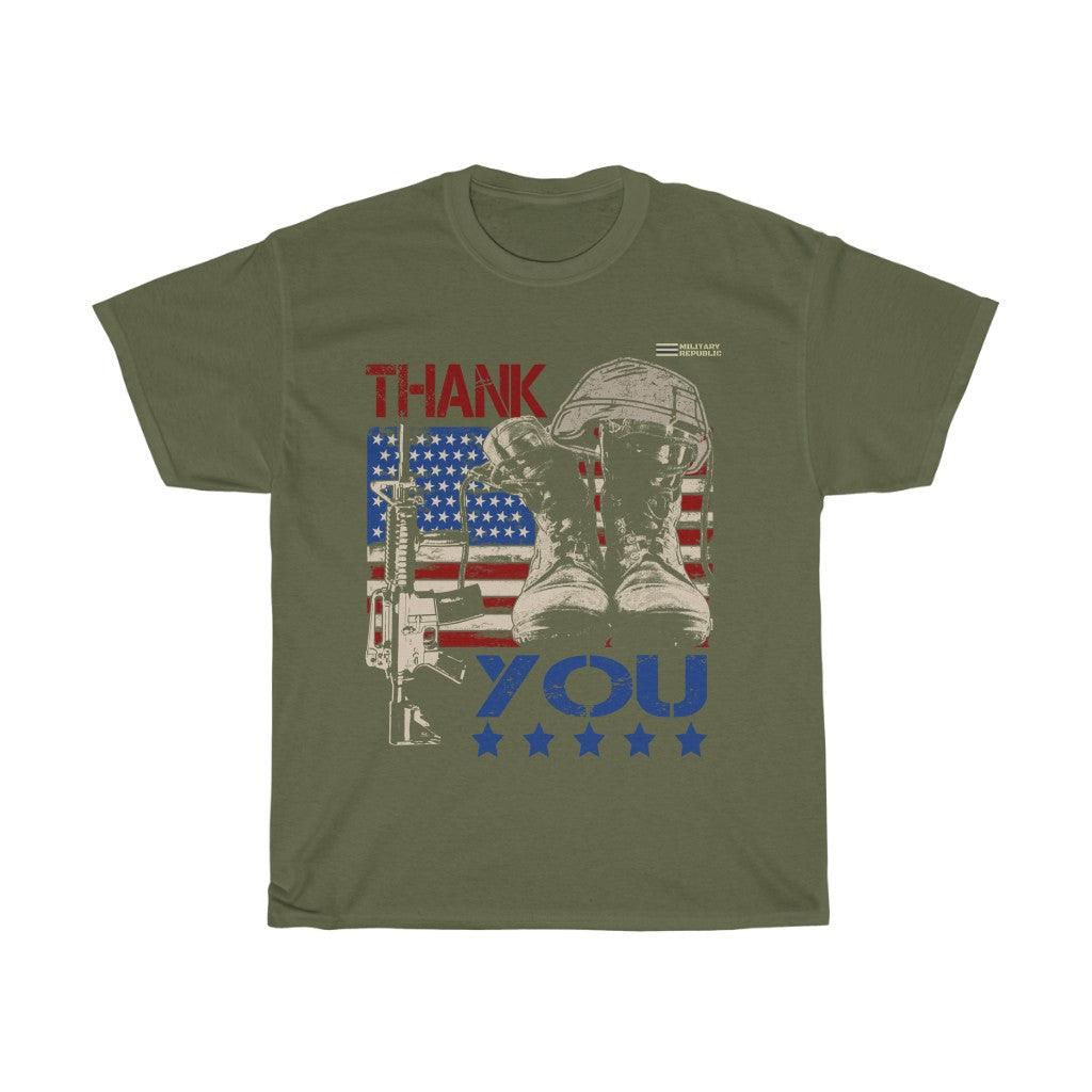 Thank You Veteran - Veteran T-shirt - Military Republic