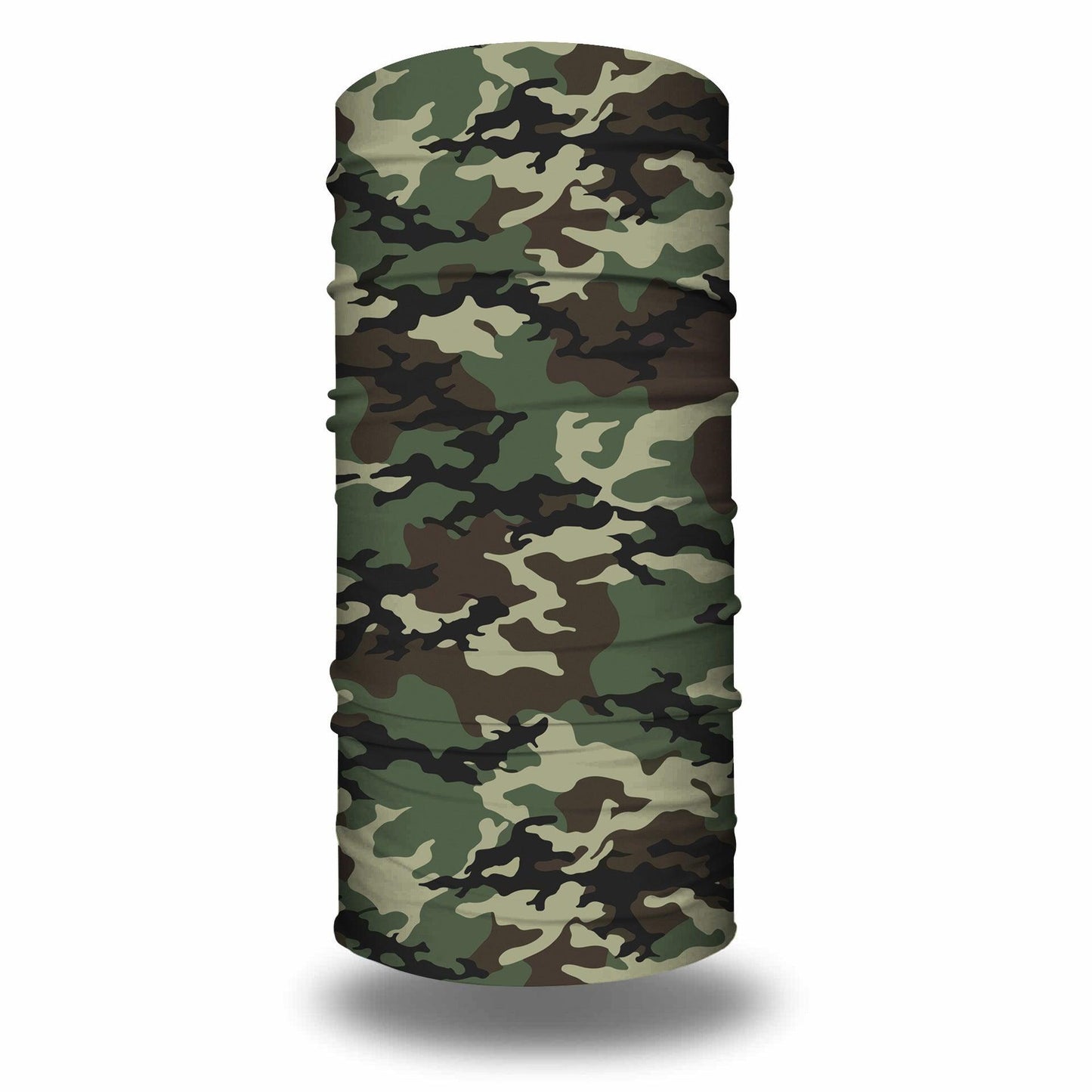 Camo Print Outdoors Motorcycle Face Mask Bandana Headwear - Military Republic