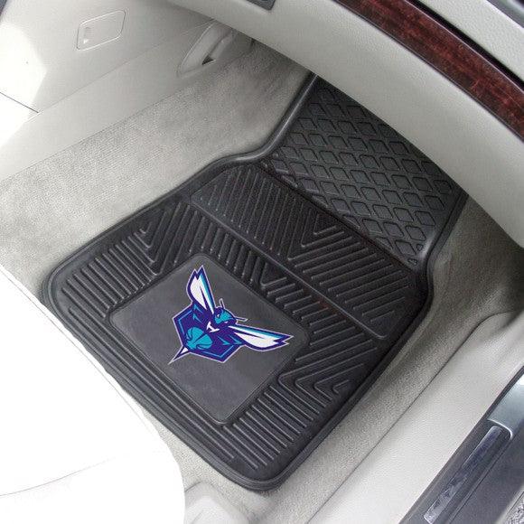 Charlotte Hornets 2pk Heavy Duty Vinyl Car Mat Set - Military Republic
